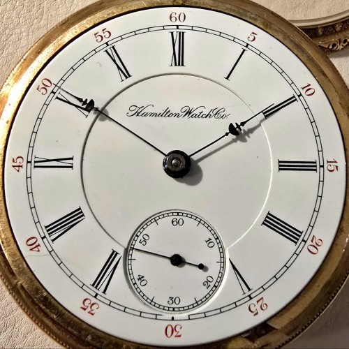 Hamilton Watch Co. Grade 935 Pocket Watch image 2