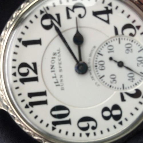 Illinois Watch Co. Grade 163 Bunn Special Pocket Watch 