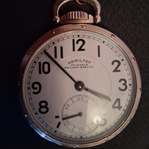 Hamilton Watch Co. Grade 950B Pocket Watch image 2