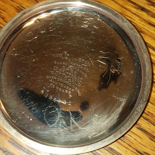Illinois Pocket Watch: Serial Number 3125191 (Grade 107)