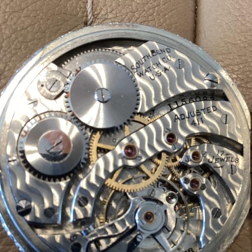 South Bend Watch Co. Grade 411 Pocket Watch image 1
