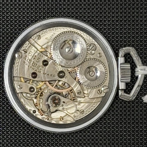 Waltham Pocket Watch: Serial Number 19088797 (Grade No. 645)