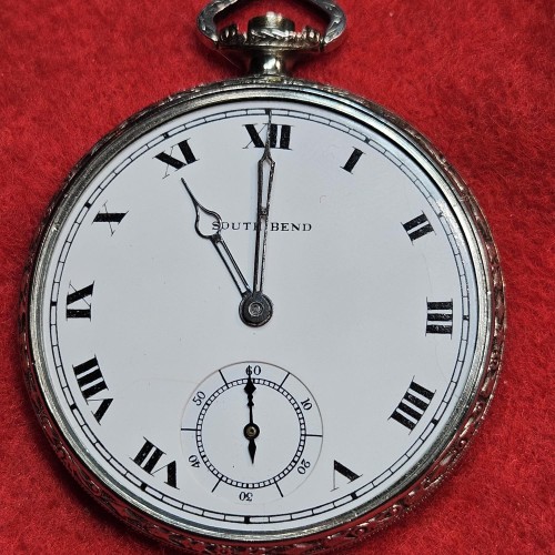 South Bend Watch Co. Grade 411 Pocket Watch image 2
