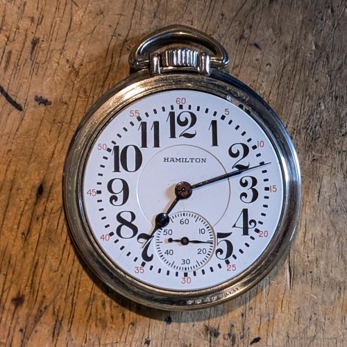 Hamilton Watch Co. Grade 992 Pocket Watch image 3