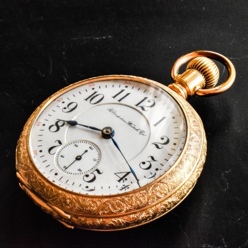 Hampden Watch Co. Grade New Railway Pocket Watch image 3