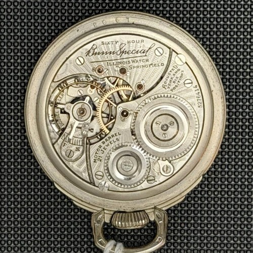 Illinois Watch Co. Grade Bunn Special Pocket Watch image 1