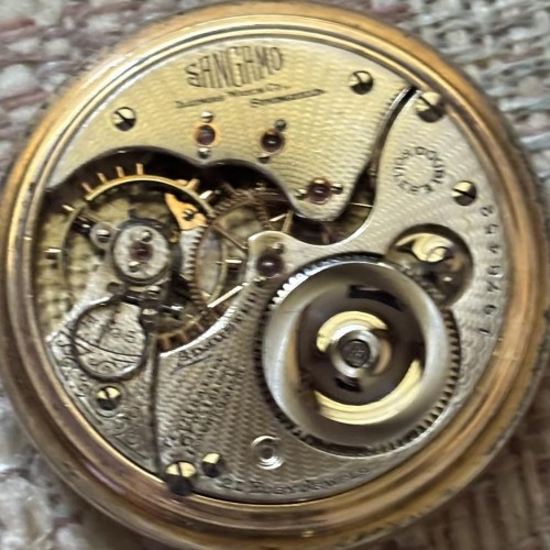 Illinois Grade Sangamo Pocket Watch Image