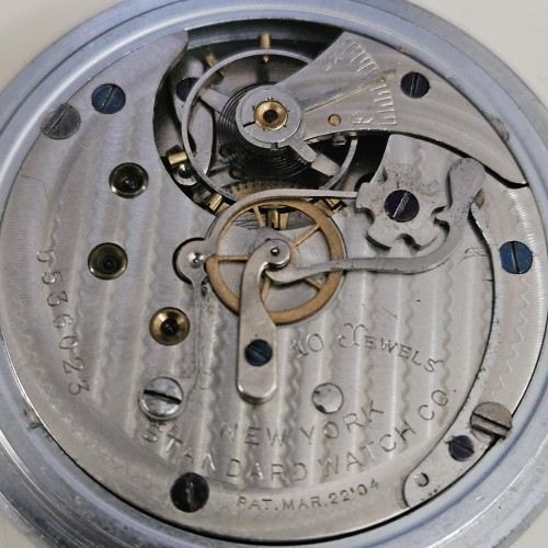 New York Standard Watch Co. Grade 164 Pocket Watch Image