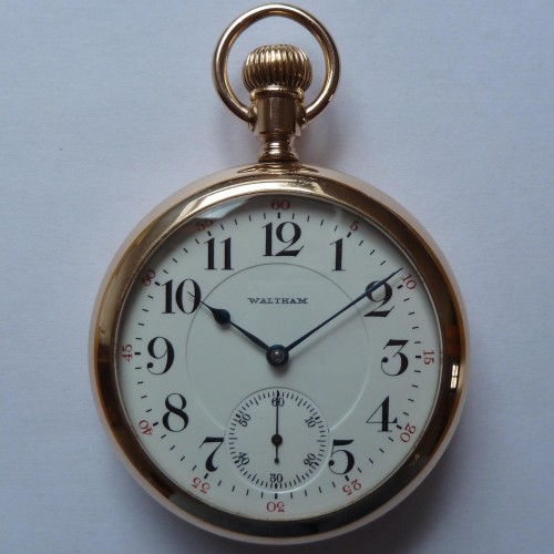 American Waltham Watch Co. Grade No. 845 Pocket Watch image 2