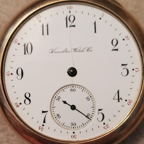 Hamilton Watch Co. Grade 972 Pocket Watch image 1