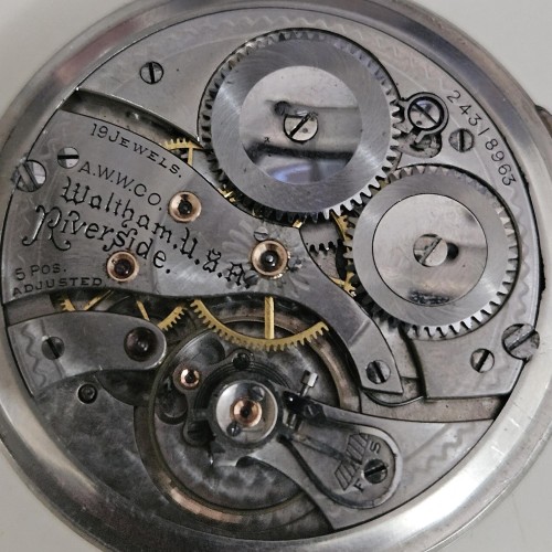 Waltham Grade Riverside Pocket Watch
