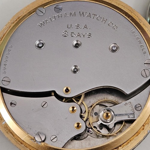 Waltham Grade 8 Day Pocket Watch Image