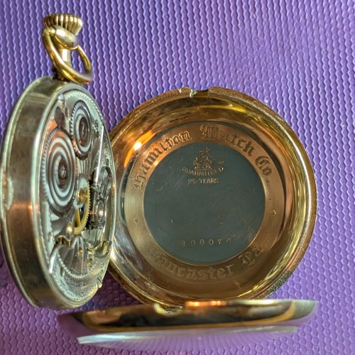 Hamilton Watch Co. Grade 956 Pocket Watch image 4