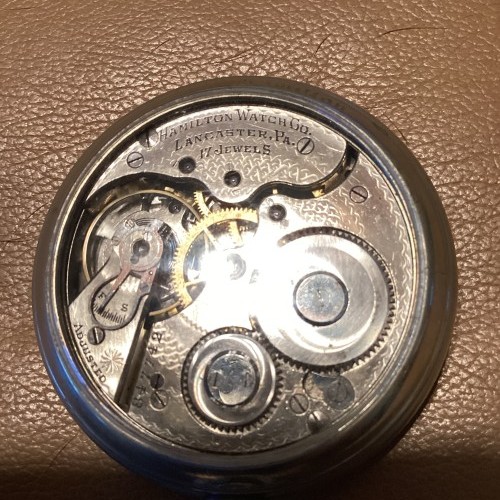 Hamilton Watch Co. Grade 974 Pocket Watch 