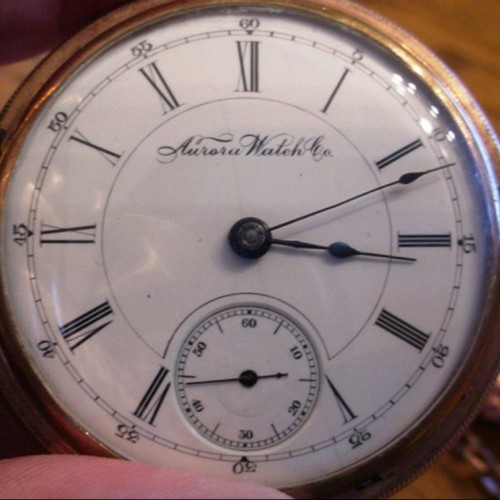 Aurora Watch Co. Grade  Pocket Watch Image