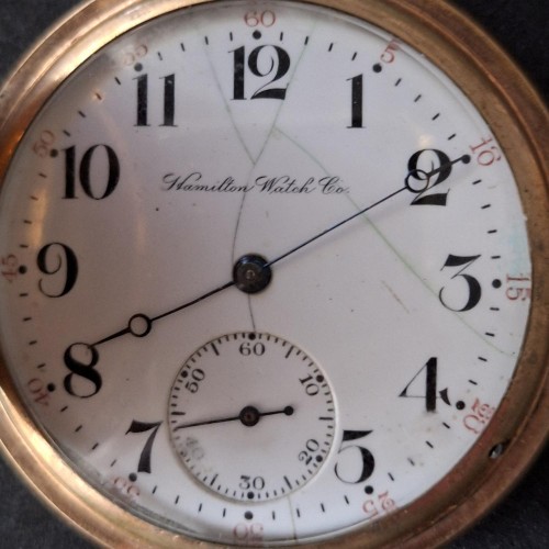 Hamilton Watch Co. Grade 975 Pocket Watch image 2