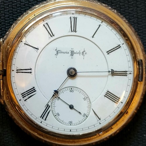 Illinois Watch Co. Grade Stuart Pocket Watch image 2