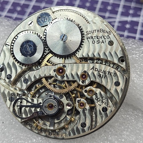 South Bend Watch Co. Grade 411 Pocket Watch image 1