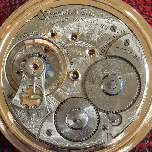 American Waltham Watch Co. Grade A.T. & Co. Pocket Watch image 1