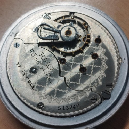Rockford Grade 835 Pocket Watch