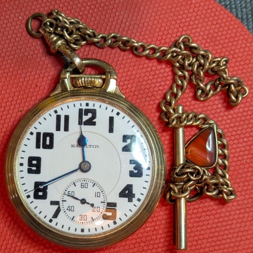 Hamilton Watch Co. Grade 992E Pocket Watch image 2