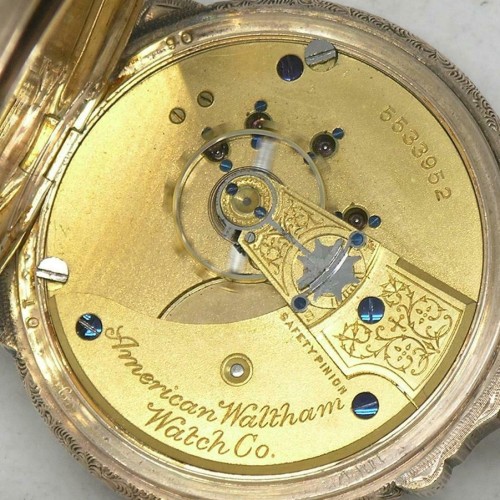 8K Eagle 18 Pocket Watch Case by the Brooklyn Watch Case Co