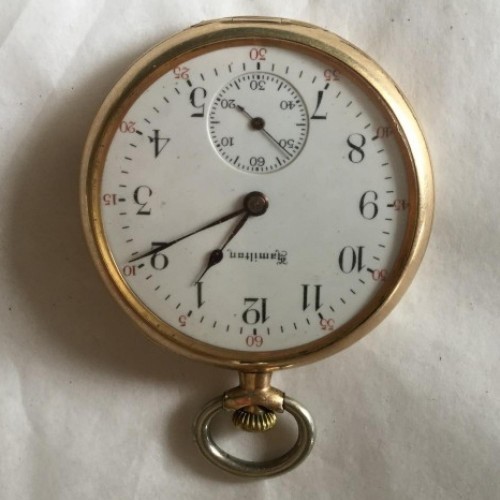 Hamilton Watch Co. Grade 914 Pocket Watch 