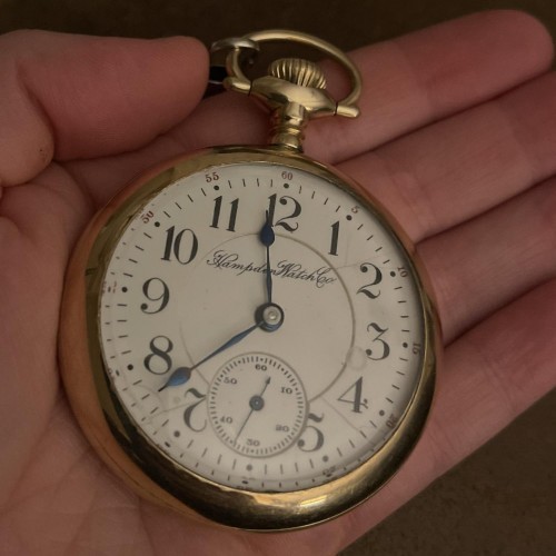 Hampden Watch Co. Grade North American Railway Pocket Watch image 1