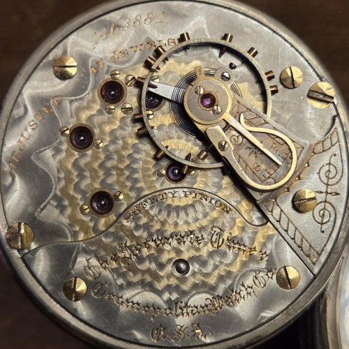 Illinois Watch Co. Grade 64 Pocket Watch image 1