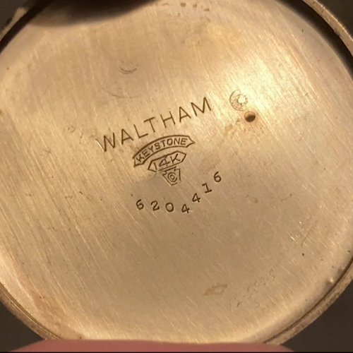 American Waltham Watch Co. Grade Colonial R Pocket Watch image 3