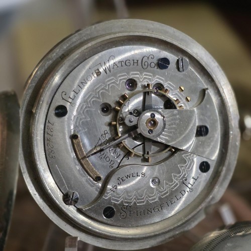 Illinois Watch Co. Grade 101 1/2 Pocket Watch image 1