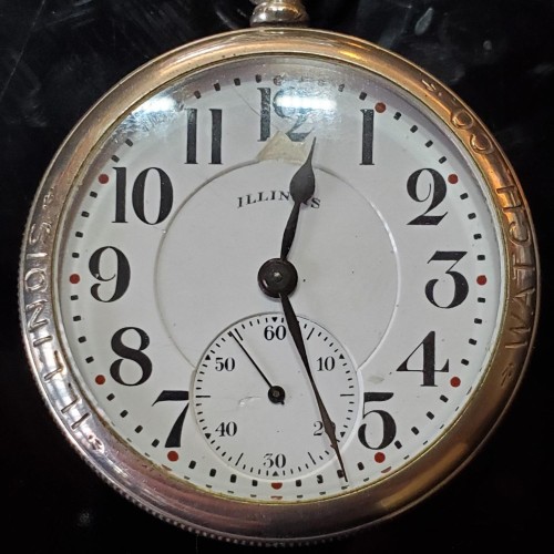 Illinois Watch Co. Grade 304 Pocket Watch image 3