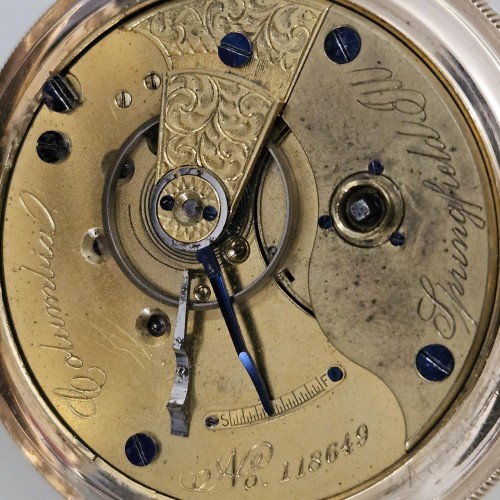 Illinois Watch Co. Grade Columbia Pocket Watch image 1
