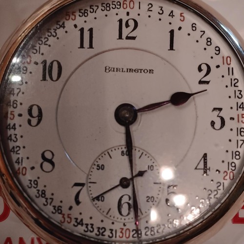 Burlington Watch Co. Grade 107 Pocket Watch Image