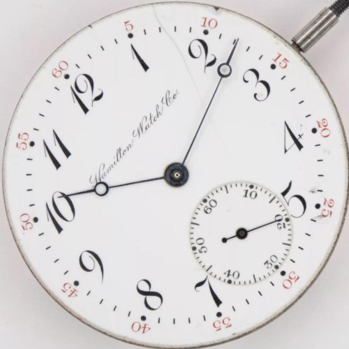 Hamilton Watch Co. Grade 975 Pocket Watch image 2