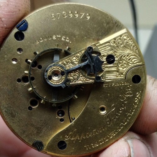 American Waltham Watch Co. Grade No. 40 Pocket Watch image 1