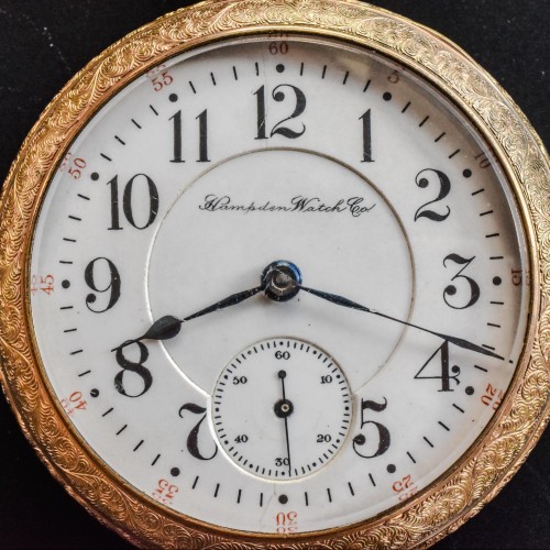 Hampden Watch Co. Grade New Railway Pocket Watch image 2