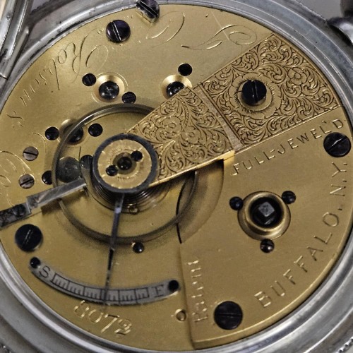 Newark Watch Co. Grade Missing Data Pocket Watch Image