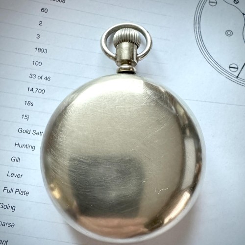 Illinois Watch Co. Grade 60 Pocket Watch image 3