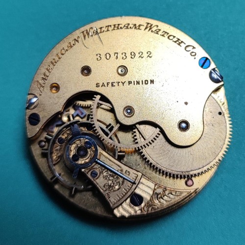 American Waltham Watch Co. Grade A.W.W.Co. Pocket Watch 