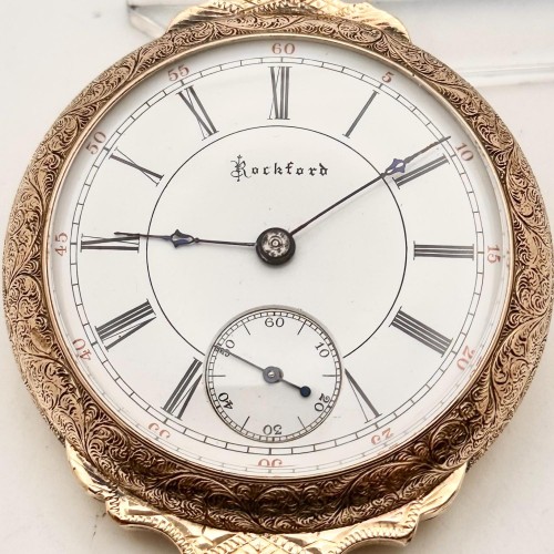 Rockford Watch Co. Grade 87 Pocket Watch image 2