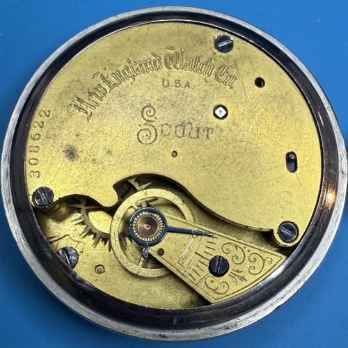 New England Watch Co. Grade Scout Pocket Watch image 1