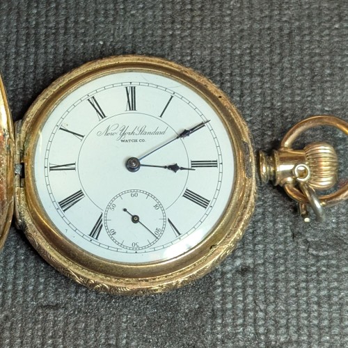 New York Standard Watch Co. Grade 44 Pocket Watch Image