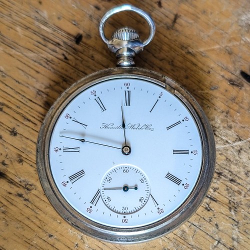 Hamilton Watch Co. Grade 976 Pocket Watch image 3