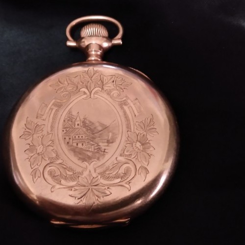 Illinois Watch Co. Grade 186 Pocket Watch 