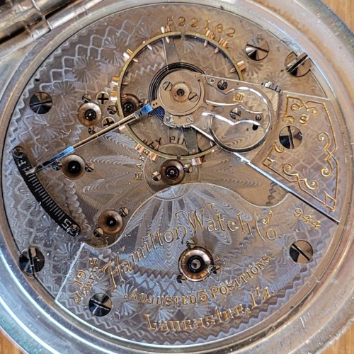 Hamilton Watch Co. Grade 944 Pocket Watch image 1