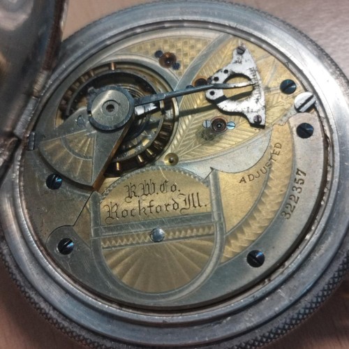Rockford Watch Co. Grade 84 Pocket Watch 