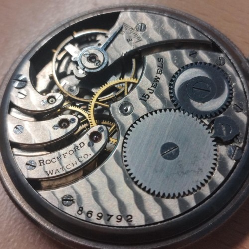 Rockford Watch Co. Grade 365 Pocket Watch 
