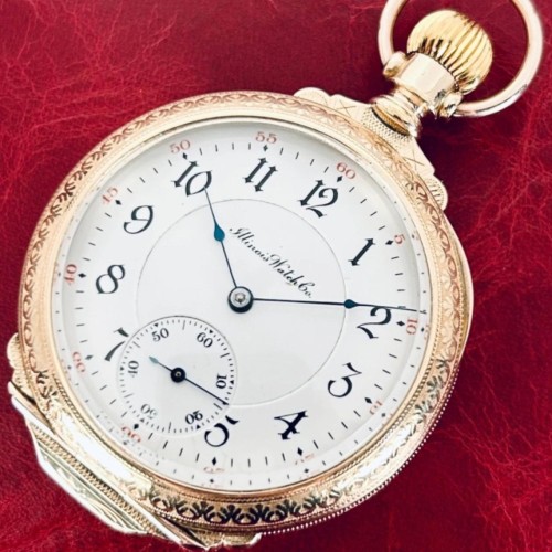 Illinois Watch Co. Grade 184 Pocket Watch image 3