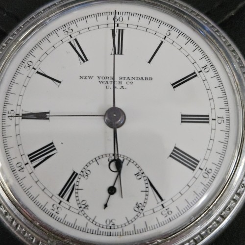New York Standard Watch Co. Grade 164 Pocket Watch Image